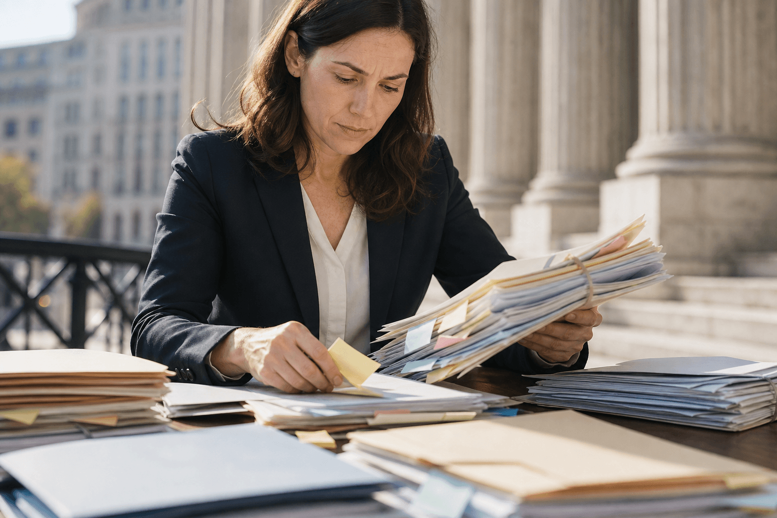 How to unblock a complex administrative file?